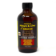 Jamaican Mango & Lime Xtra Dark Black Castor Hair Oil, 4 fl oz, All Hair Types, Unisex