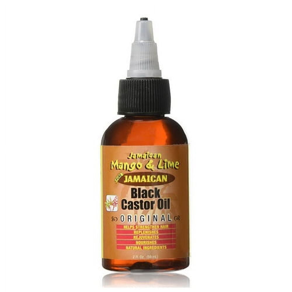 Jamaican Mango and Lime Black Original Castor Oil, 2 Oz, 3 Pack