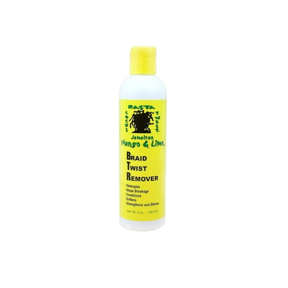 Jamaican Mango and Lime Braid Twist Remover 8oz with Jojoba Oil