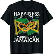 Jamaican Marriage Jamaica Married Heritage Flag Culture T-Shirt