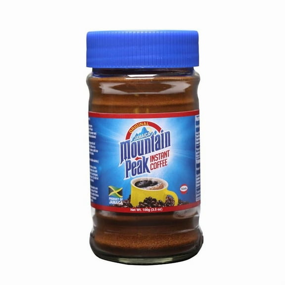 Jamaican Mountain Peak Instant Coffee  3.5 oz Jar