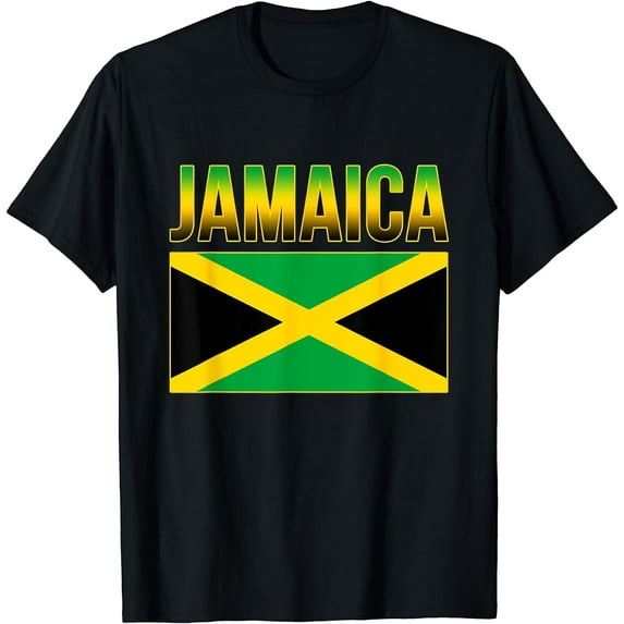Jamaican National Country Flag Caribbean T-Shirt