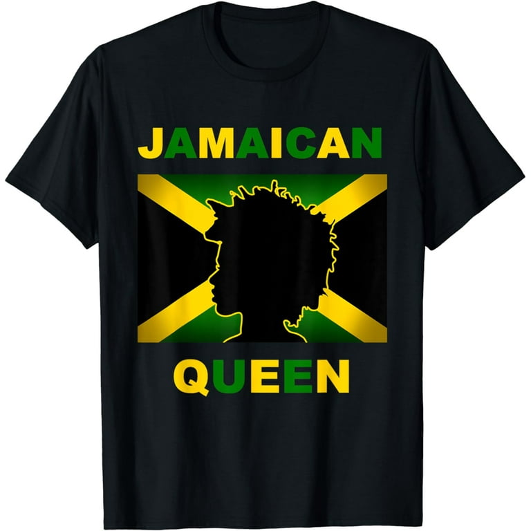Jamaican Queen T-Shirt For Proud And Independent Women Jamaican Queen T-Shirt For Proud And Independent Women