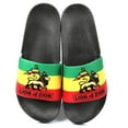 thumbnail image 1 of Jamaican Rasta Reggae RGY Caribbean Slippers Sandals for Women and Men Sandals Open Toe Soft Cushioned Non-Slip for Indoor Outdoor, 1 of 4