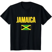 Jamaican flag Jamaica souvenir love travel vacation T-shirt