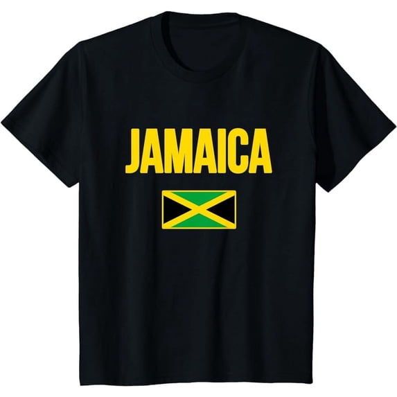 Jamaican flag Jamaica souvenir love travel vacation T-shirt