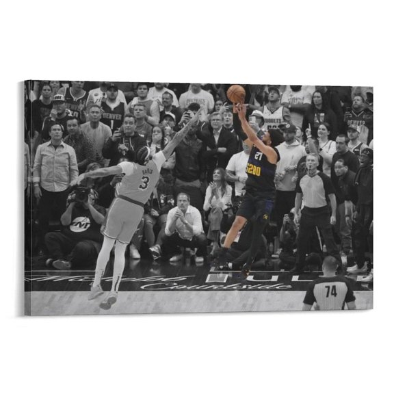 Jamal Murray Canvas Poster Posters Wall Art Painting Canvas Gift Living Room Prints Bedroom Decor Poster Artworks 24x36inch(60x90cm)