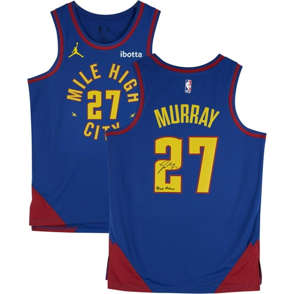 Jamal Murray Denver Nuggets Autographed Blue Jordan Brand 2022-2023 Statement Edition Jersey with "Blue Arrow" Inscription - Fanatics Authentic Certified