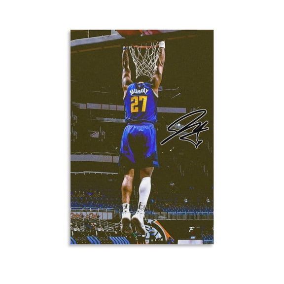 Jamal Murray Signed Posters Posters Wall Art Painting Canvas Gift Living Room Prints Bedroom Decor Poster Artworks 08x12inch(20x30cm)