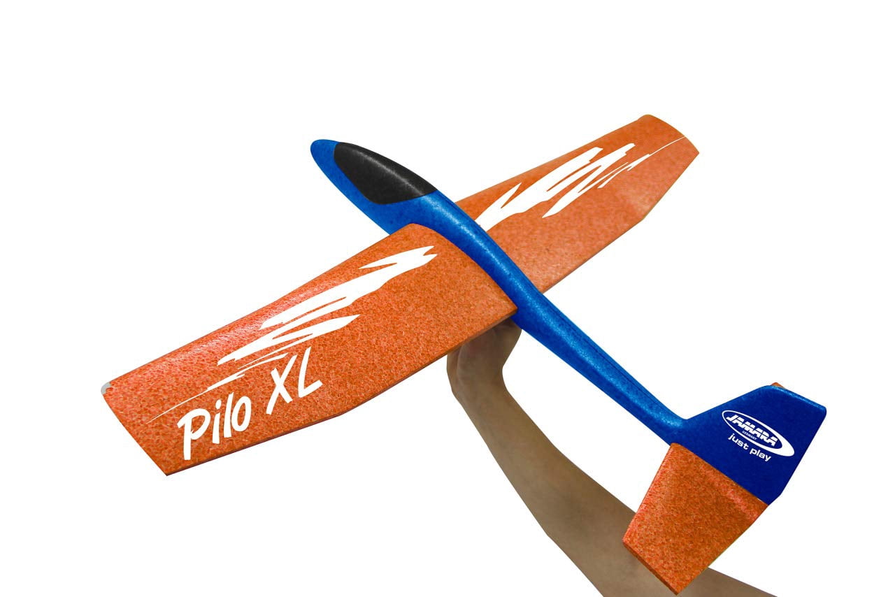 Jamara Foam cast Glider 2-in-1-Pilo XL, Blue, 86 cm Wingspan, Super Light, Almost Indestructibl