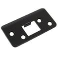 thumbnail image 1 of Stone Harbor Hardware Jamb Saver Strike Plate, 1-7/8" x 3-5/8", 2-1/4" Center-to-Center, Matte Black, 1 of 3
