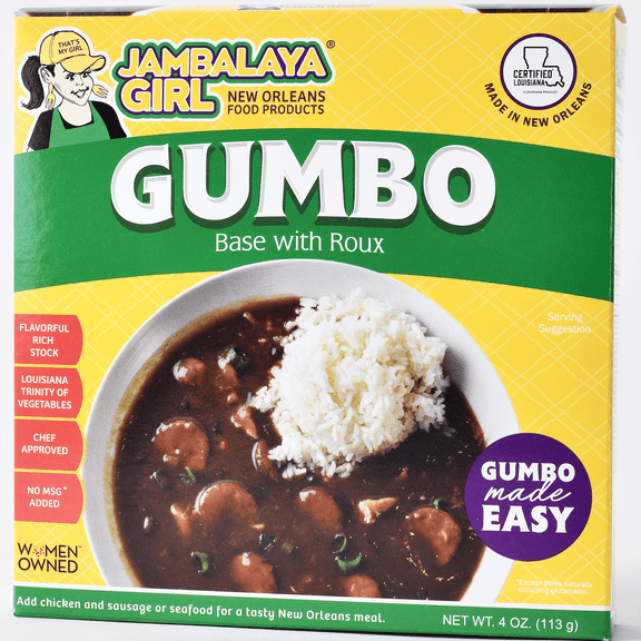 Jambalaya Girl Gumbo Base with Roux 4 oz. - 12 Pack Case