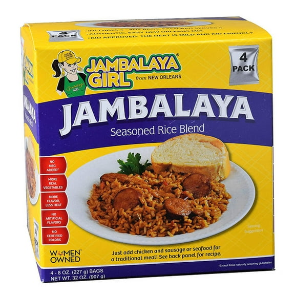 Jambalaya Girl Jambalaya Rice Mix 8 oz (Pack of 12)