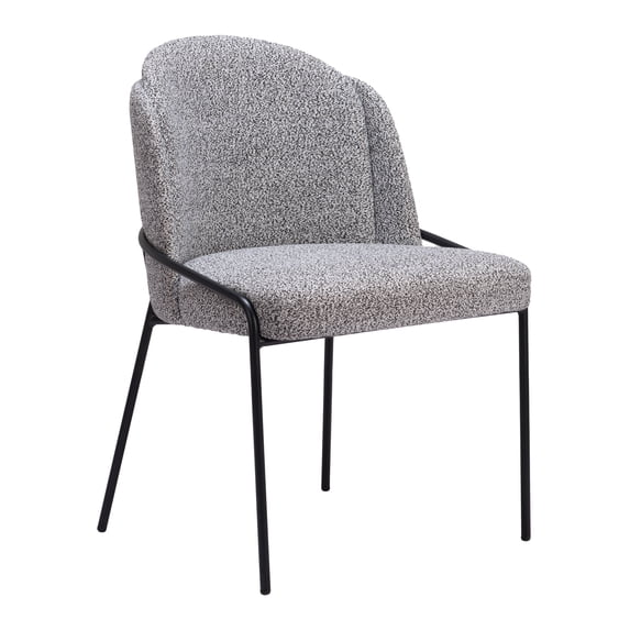 Jambi Dining Chair (Set of 2) Black and White