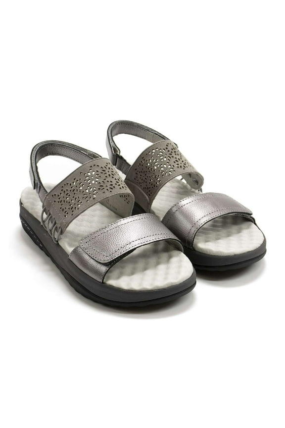 Women's Alba Non-Slip Sandals, Gun Metal \ Grey,6 M US