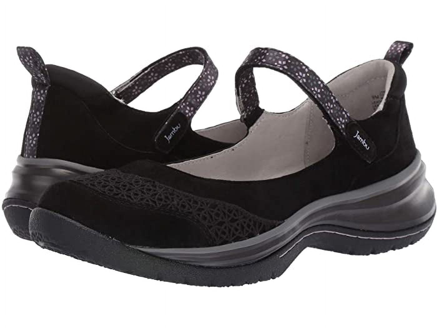 Jambu Women s Cornflower Synthetic Mary Jane Memory foam Ankle Closure Flats Walmart