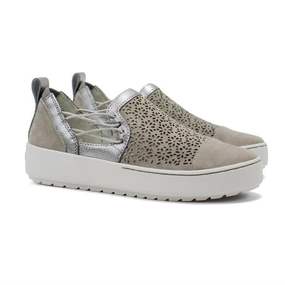 Jambu Women's Erin Slip On Shoes, Grey \ Gunmetal,9.5 M US