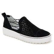 Jambu Womens Erin Slip-On Sneaker Black Solid - J4ERN91