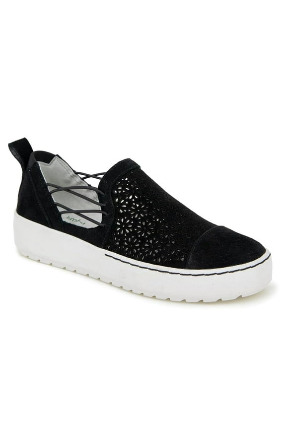 Women's Erin Slip-On Sneaker Black Solid - J4ERN91
