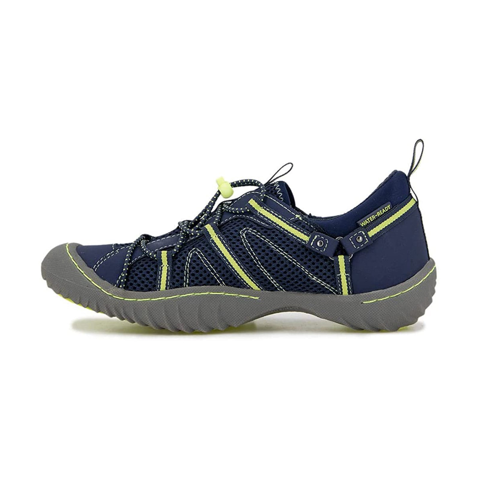 Jambu Women's Synergy Mesh Water Ready Shoes, Navy \ Kiwi,8 M US