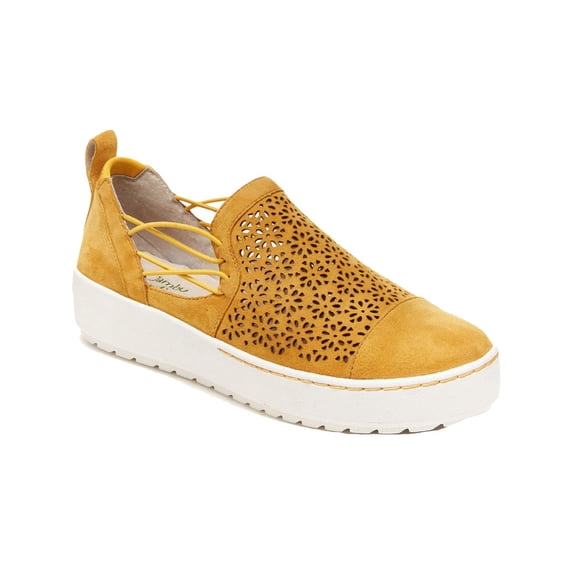 Jambu Women's Erin Slip-On Sneaker Mustard - J1ERN13