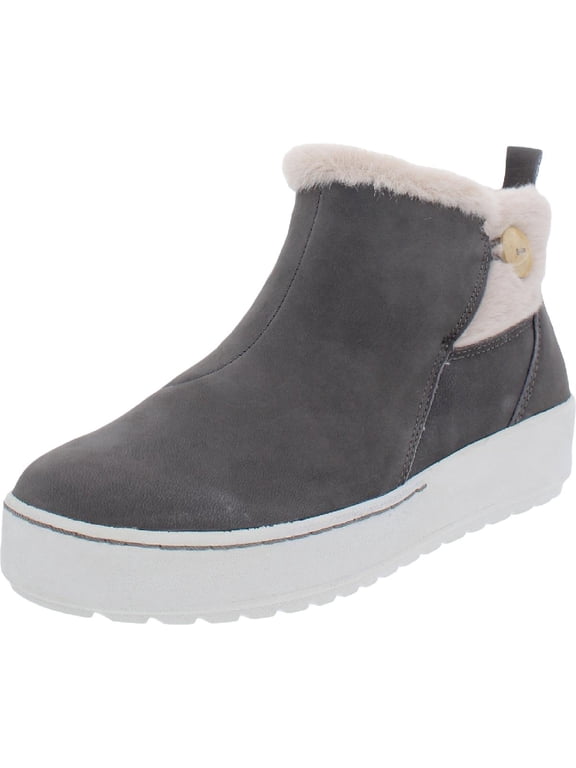 Womens Heidi Faux Leather Slip On Shooties