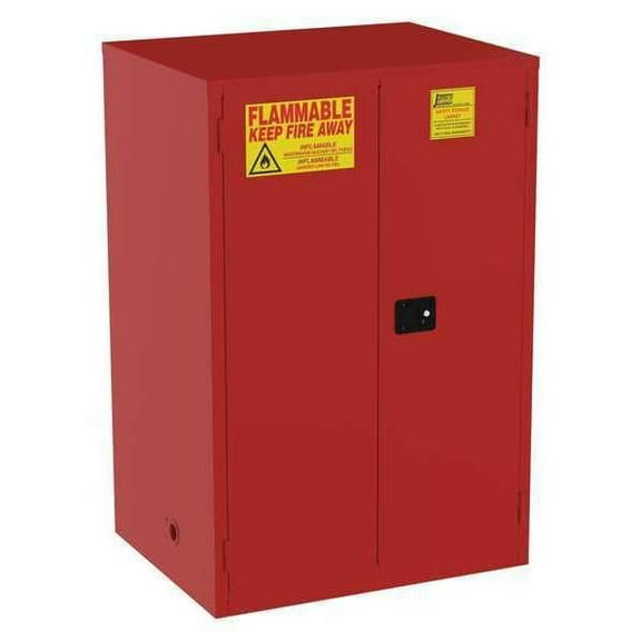 Jamco Cabinet,2-Dr,120 gal,Flammable,34x65x43 BN120RP