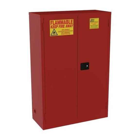 Jamco Cabinet,2-Dr,72 gal,Flammable,18x65x43 BN72RP