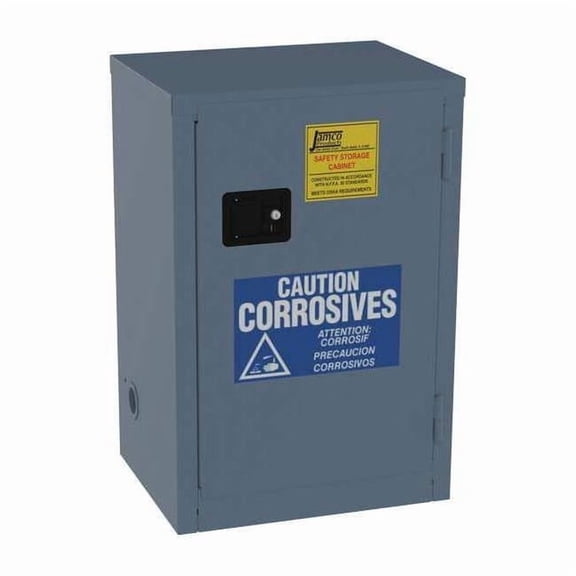 Jamco Corrosive Safety Cabinet,12 gal.,Blue CK12BP