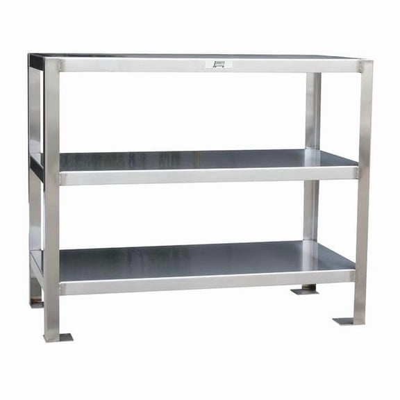 Jamco Fixed Work Table,SS,24" W,18" D YG124