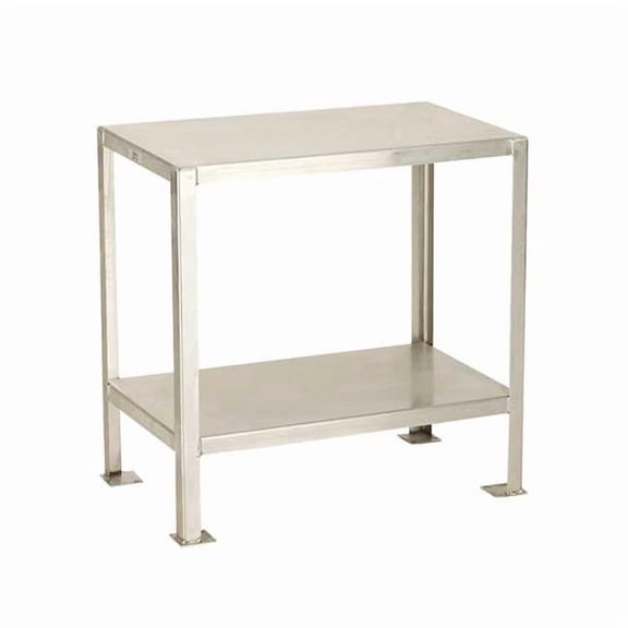 Jamco Fixed Work Table,SS,30" W,18" D XW130