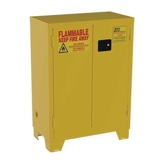 Jamco Flammable Safety Cabinet,28 Gal.,Yellow FM28YP