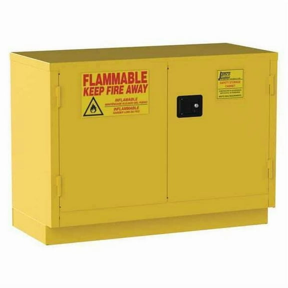 Jamco Flammable Safety Cabinet,30 Gal.,Yellow BT30YP
