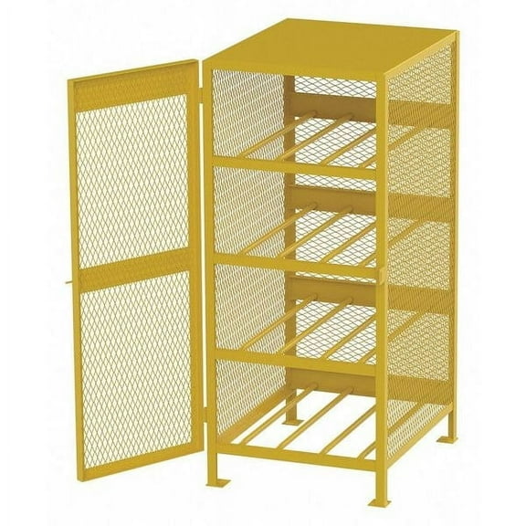 Jamco Gas Cylinder Cabinet,33x40,Capacity 8 CH080YP