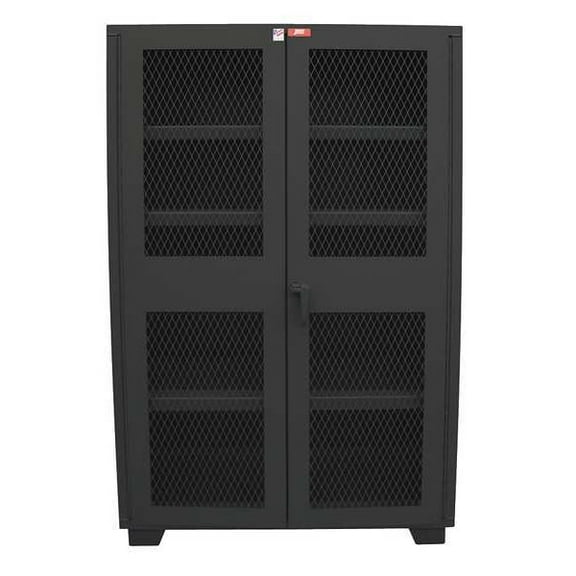 Jamco Shelving Cabinet,78" H,36" W,Black DJ136BL