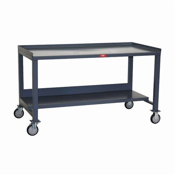 Workbench, Steel, 60 in W, 35 in to 39 in Height, 1,400 lb, Straight MW460P505GP
