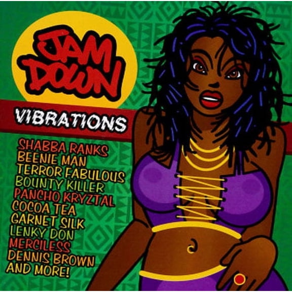 Jamdown Vibrations - Shabba Ranks, Beenie Man, Terror Fabulous, Bounty Killer, Pancho Kryztal, Cocoa Tea, Garnet Silk, Lenky Don, Merciless, Dennis Brown, And More! / Roadrunner Records Audio CD 1996