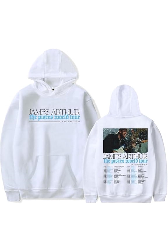 Jame Arthur The Pisces World Tour Hoodie Women Men Fashion Casual Long Sleeve Sweatshirt
