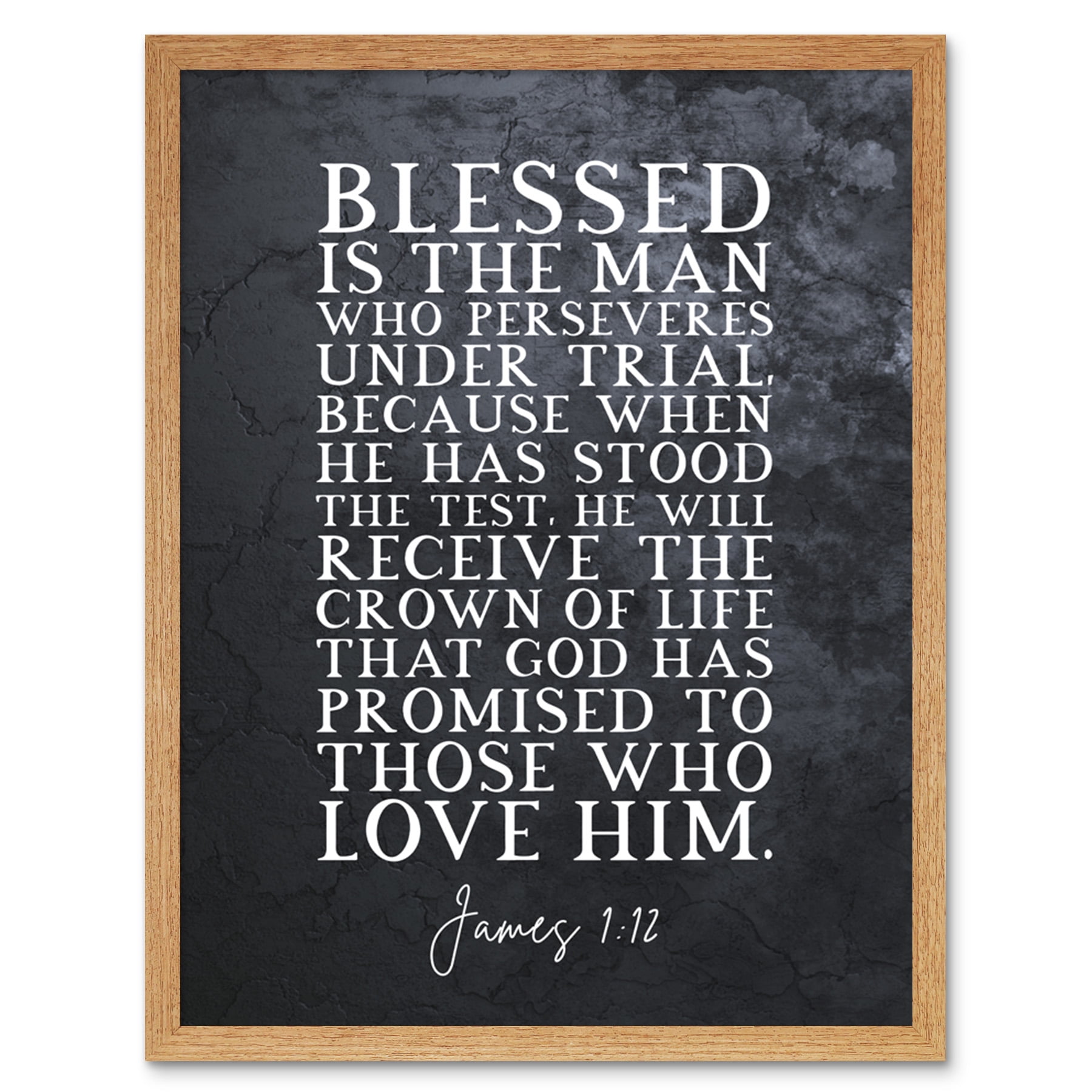 James 1:12 Perservere Stood The Test Receive The Crown Of Life