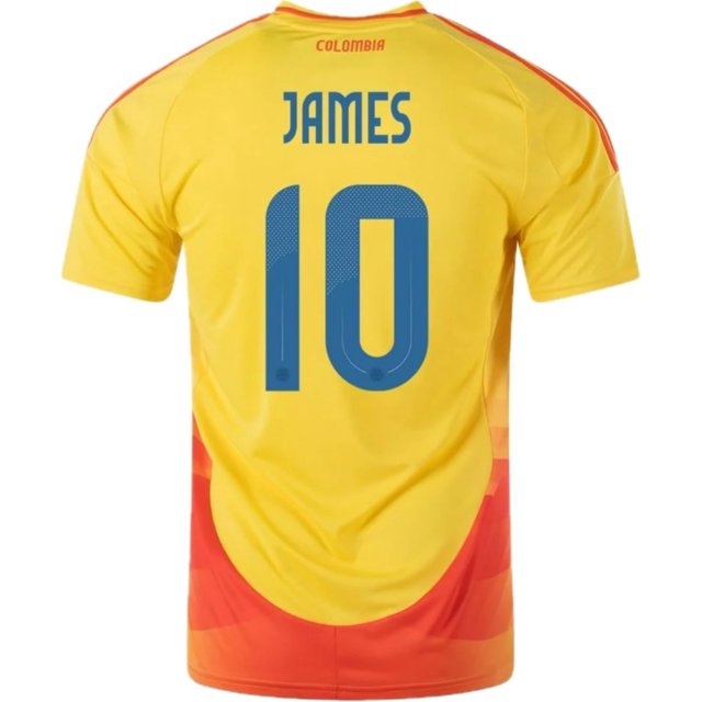 James 10 Colombia Soccer Jersey 2024 Copa