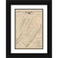 thumbnail image 1 of James 18x24 Black Ornate Wood Framed with Double Matting Museum Art Print Titled - Frederick County Virginia - James 1809, 1 of 4