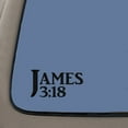 thumbnail image 1 of James 3:18 Bible Verse Decal Sticker | 7.5-Inches By 4-Inches | Religious Motivational Inspirational Educational | Black Vinyl, 1 of 1