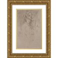 thumbnail image 1 of James Abbott McNeill Whistler 11x14 Gold Ornate Wood Frame and Double Matted Museum Art Print Titled - The Little Hat (1887), 1 of 4