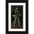thumbnail image 1 of James Abbott McNeill Whistler 11x18 Black Ornate Wood Framed Double Matted Museum Art Print Titled - Arrangement in Black, No. 3, Sir Henry Irving as Philip II of Spain (1876), 1 of 5