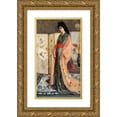 thumbnail image 1 of James Abbott McNeill Whistler 12x18 Gold Ornate Wood Frame and Double Matted Museum Art Print Titled - The Princess from the Land of Porcelain (1863 - 1865), 1 of 4
