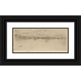 thumbnail image 1 of James Abbott McNeill Whistler 14x8 Black Ornate Wood Framed Double Matted Museum Art Print Titled: Long Venice (ca. 1880), 1 of 5
