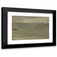 thumbnail image 1 of James Abbott McNeill Whistler 18x13 Black Modern Framed Museum Art Print Titled - Trouville (Grey and Green, the Silver Sea) (1865), 1 of 5