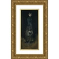 thumbnail image 1 of James Abbott McNeill Whistler 8x14 Gold Ornate Wood Frame and Double Matted Museum Art Print Titled - Lady in Gray (ca. 1883), 1 of 4