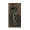 thumbnail image 1 of James Abbott McNeill Whistler 'Mother of Pearl and Silver: The Andalusian, c.1888-1900' Canvas Art - 16 x 32 Inches, 1 of 4