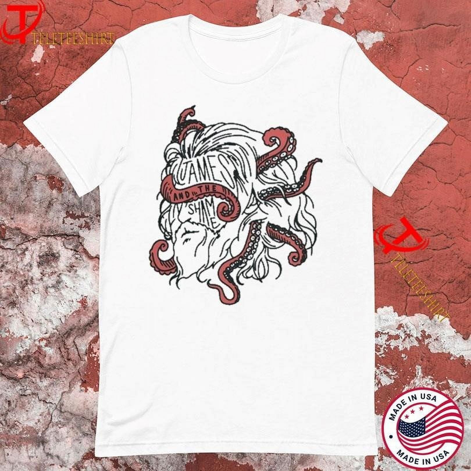 James And The Shame Leviathan Face T-shirts - Walmart.com